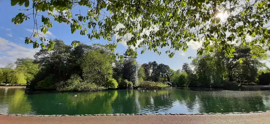Beautiful West Park in Wolverhampton during the summer time.