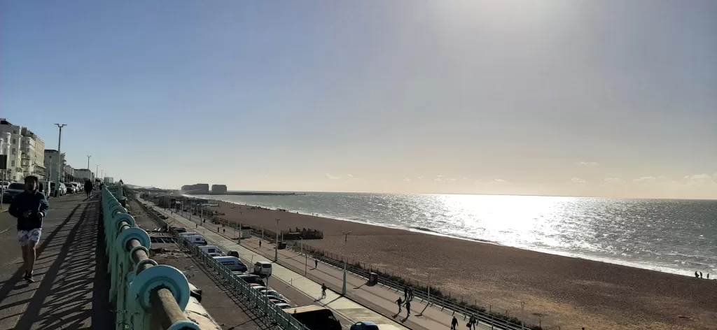 The beach is simply a must visiting Brighton on day tours from London.